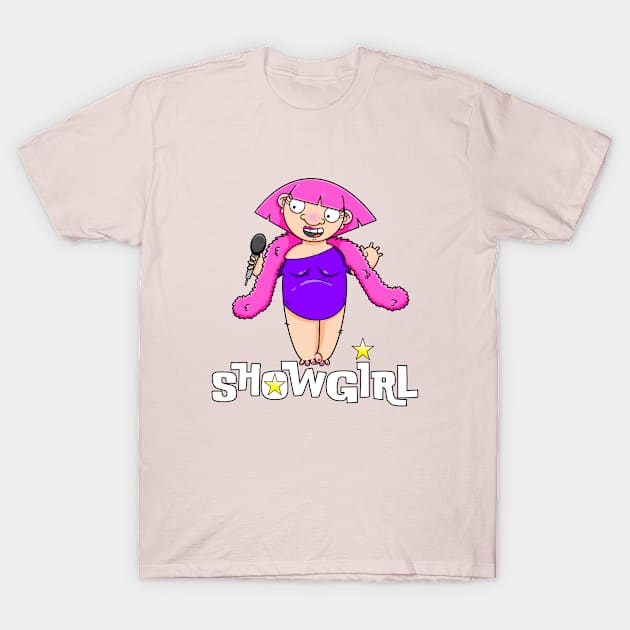 Showgirl Tallulah T-Shirt by LoveBurty